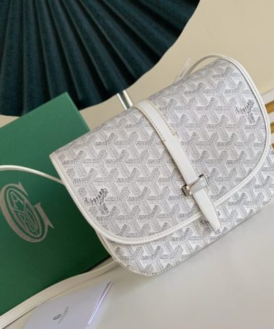 Replica Goyard Belvedere White - 1:1 premium replica handbag