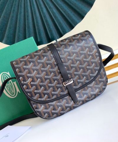 Replica Goyard Belvedere Black - 1:1 premium replica handbag
