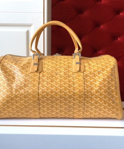 Replica Goyard Boston 45 Yellow - 1:1 premium replica handbag