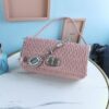 Replica Miu Miu Crystal Handbag Pink