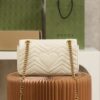Replica Gucci GG Marmont Medium White