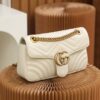 Replica Gucci GG Marmont Medium White - affordable luxury replica bag