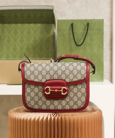 Replica Gucci Horsebit 1955 Classic Red
