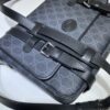 Replica Gucci GG Supreme Shoulder Bag Black