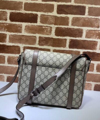 Replica Gucci GG Supreme Shoulder Bag Beige - designer handbag clone