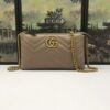 Replica Gucci Marmont Matelasse Wallet On Chain Beige