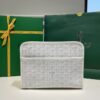 Replica Goyard Jouvence Toiletry Bag White - high-quality designer bag dupe