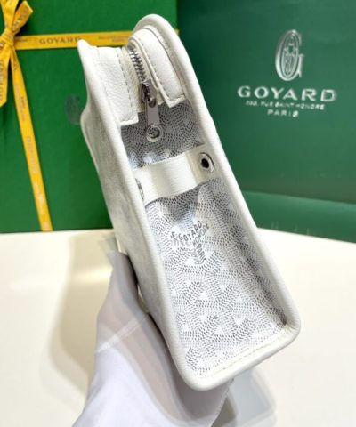 Replica Goyard Jouvence Toiletry Bag White - 1:1 premium replica handbag
