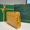 Replica Goyard Jouvence Toiletry Bag Yellow - high-quality designer bag dupe