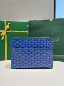 Replica Goyard Jouvence Toiletry Bag Blue - designer handbag clone