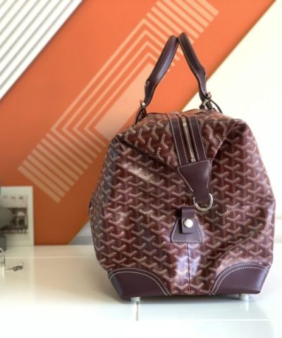 Replica Goyard Bowling 45 Bag Bordeaux - 1:1 premium replica handbag