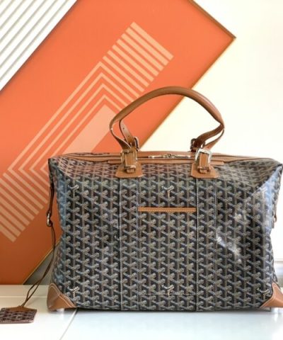 Replica Goyard Bowling 45 Bag Brown