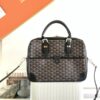 Replica Goyard Ambassade Briefcase Dark Brown - high-end replica designer purse