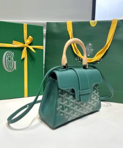 Replica Goyard Saigon Souple Mini Green - high-quality designer bag dupe