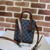 Replica Gucci Ophidia Mini Tote Bag Blue Denim