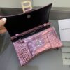 Replica Balenciaga Hourglass On Chain Shine Purple