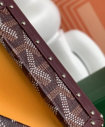 Replica Goyard Minaudière Trunk Bag Bordeaux - 1:1 premium replica handbag