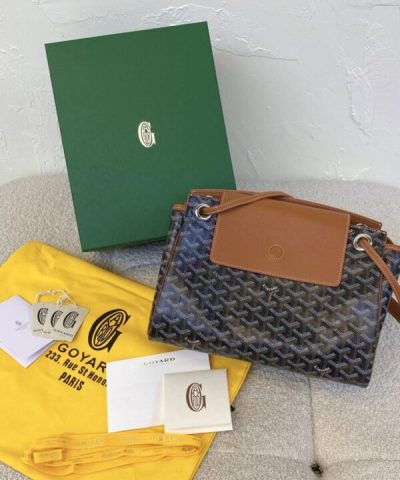 Replica Goyard Rouette Souple Brown - high-quality designer bag dupe