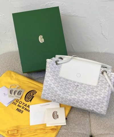 Replica Goyard Rouette Souple White - elite factory replica handbag