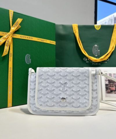 Replica Goyard Plumet Pocket Wallet White - high-quality designer bag dupe