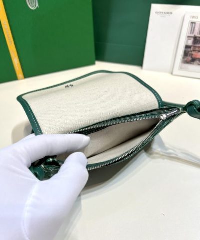 Replica Goyard Plumet Pocket Wallet Green