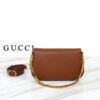 Replica Gucci Blondie Leather Brown - affordable luxury replica bag