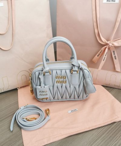 Replica Miu Miu Arcadie Small Light Blue - premium superclone handbag