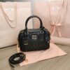 Replica Miu Miu Arcadie Medium Black