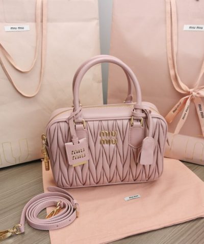 Replica Miu Miu Arcadie Medium Pink - premium superclone handbag