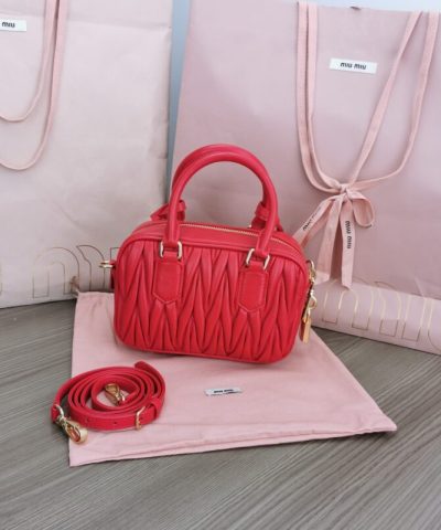 Replica Miu Miu Arcadie Small Red