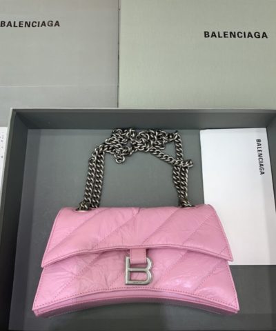 Replica Balenciaga Crush Small Pink - 1:1 premium replica handbag