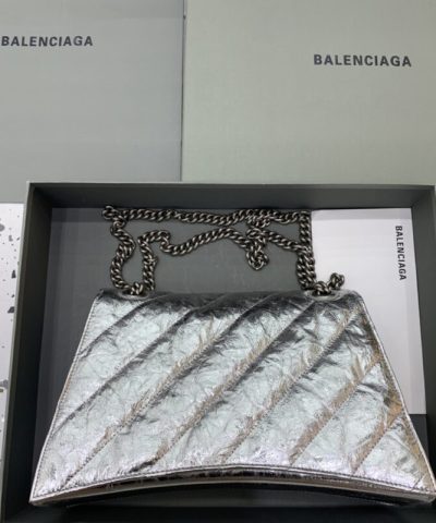 Replica Balenciaga Crush Large Silver