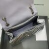 Replica Balenciaga Crush Large Silver - 1:1 premium replica handbag