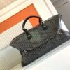 Replica Goyard Bowling 55 Bag Black Brown - affordable luxury replica bag