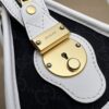 Replica Gucci Gucci Bauletto Top Handle White Black
