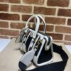 Replica Gucci Gucci Bauletto Top Handle White Black