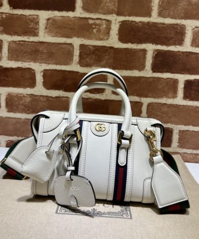 Replica Gucci Bauletto Top Handle White