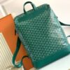Replica Goyard Cisalpin Backpack Green - top-grade luxury bag dupe