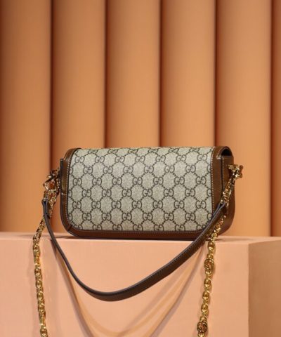 Replica Gucci 𝐇𝐨𝐫𝐬𝐞𝐛𝐢𝐭 𝟏𝟗𝟓𝟓 Baguette Bag