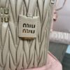 Replica Miu Miu Matelassé Tote Beige - high-end replica designer purse