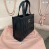 Replica Miu Miu Matelassé Tote Black