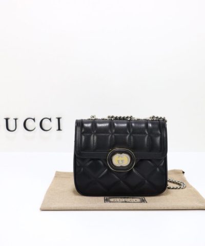Replica Gucci Gucci Deco Double G Black