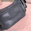 Replica Miu Miu Nappa Pocket Bag Black