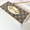 Replica Gucci Horsbet Chain Clutch White