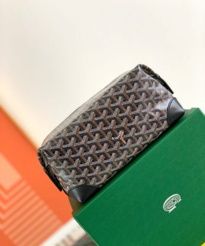 Replica Goyard Toiletry Bag Black - premium superclone handbag