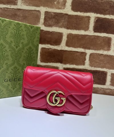 Replica Gucci Matelassé Mini Red - high-quality designer bag dupe