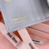 Replica Miu Miu Pocket Wallet Light Blue