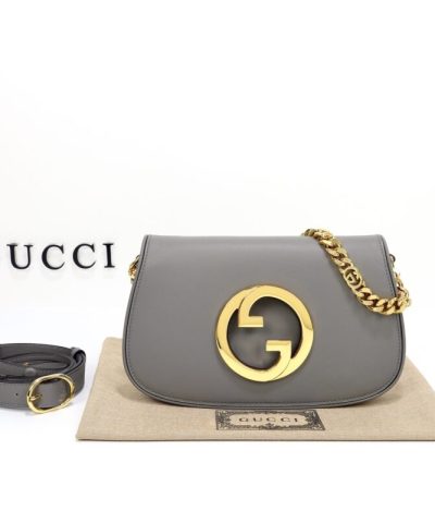 Replica Gucci Blondie Leather Grey - designer handbag clone