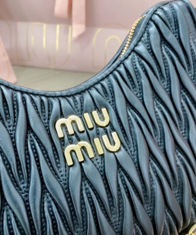 Replica Miu Miu Matelassé Black - high-quality designer bag dupe