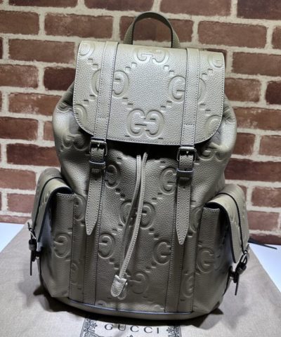 Replica Gucci Medium Backpack Full Beige - 1:1 premium replica handbag